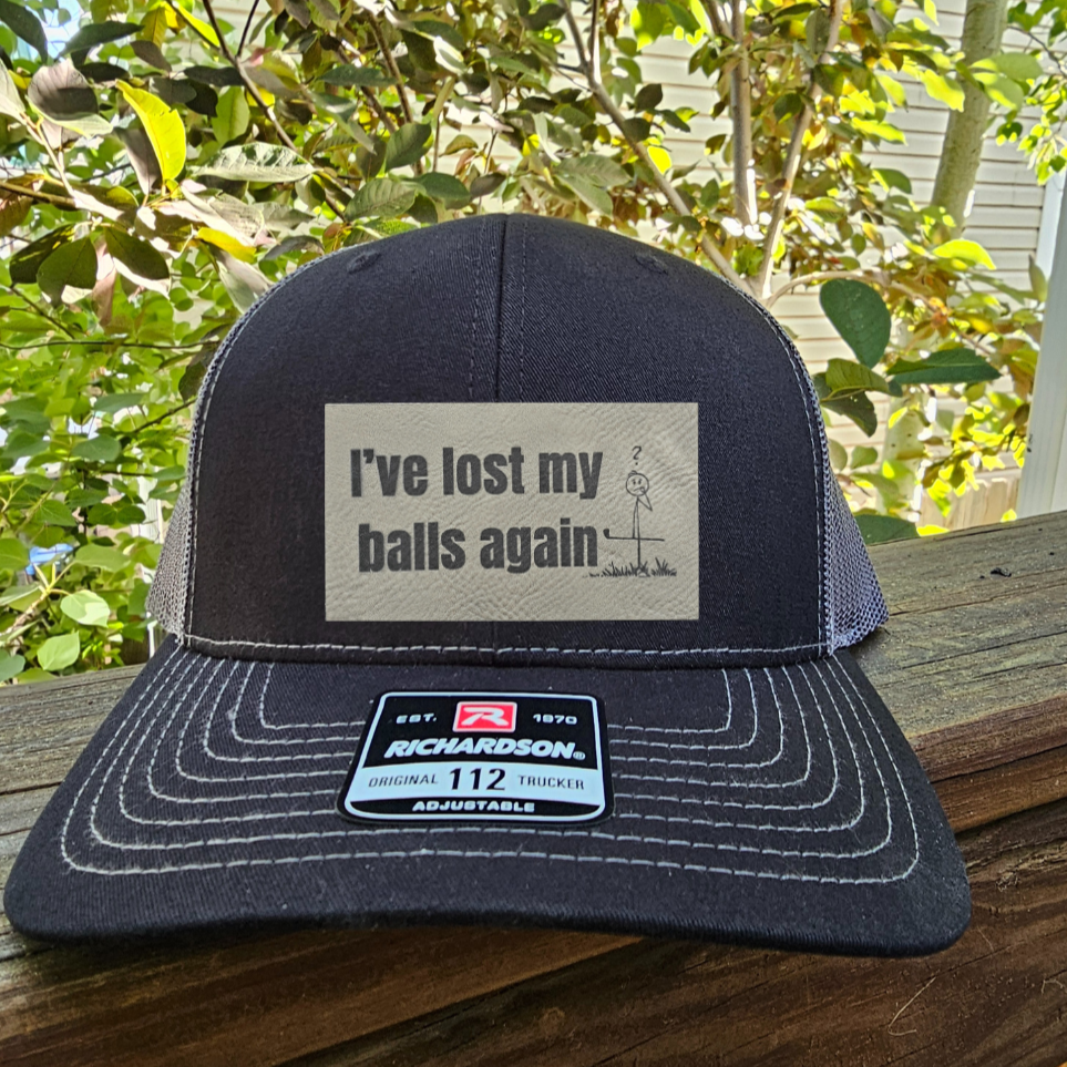 I lost my balls, golf humor, Rude Gift, Funny Gift for Him, Offensive Hat, Trucker Cap